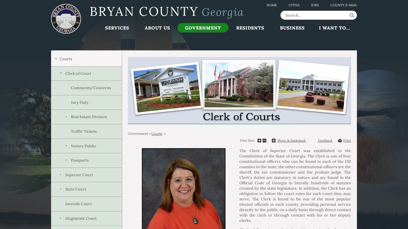 Clerk of Court | Bryan County